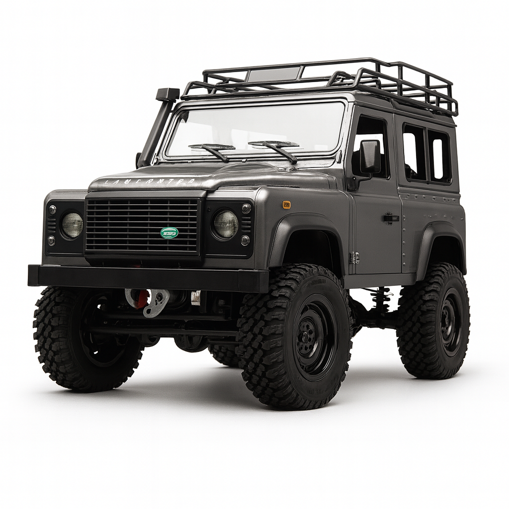 MN99S 1:12 – Voiture RC Crawler 4x4 – Style Defender – 30 à 40 min d’autonomie – Éclairage complet – Édition améliorée