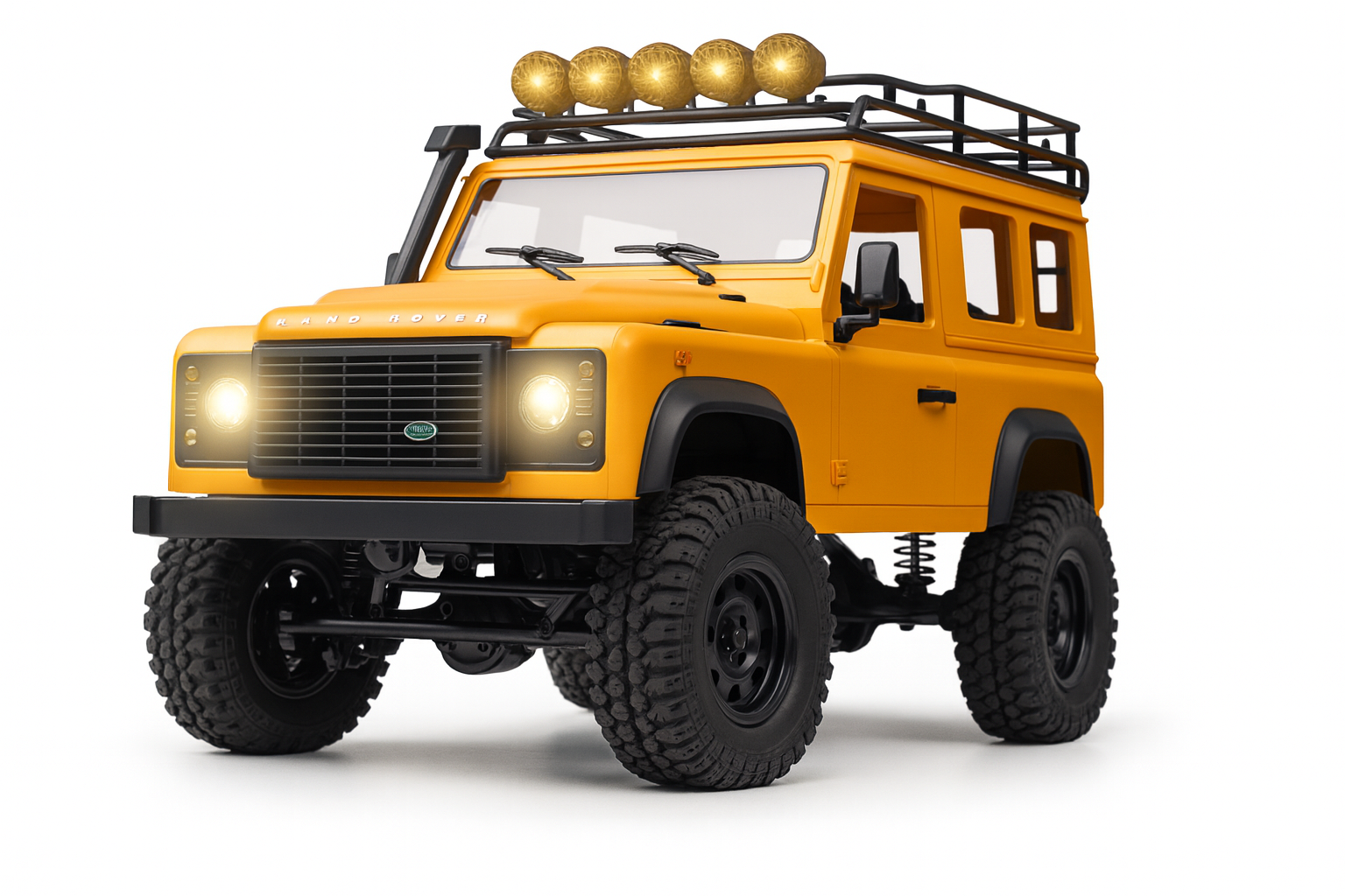 MN99S 1:12 – Voiture RC Crawler 4x4 – Style Defender – 30 à 40 min d’autonomie – Éclairage complet – Édition améliorée
